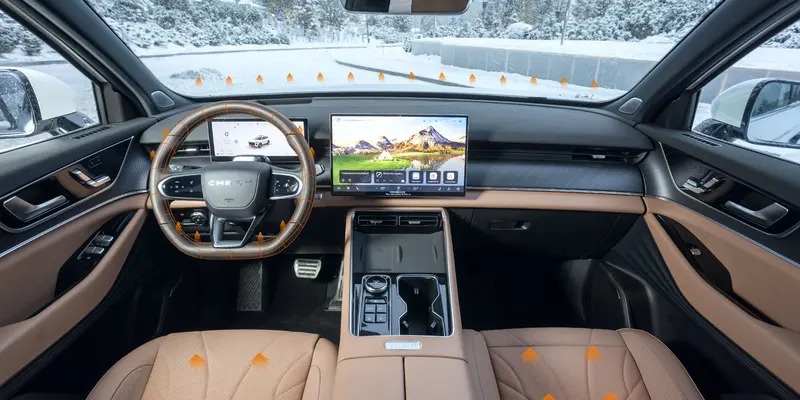 Chery Tiggo 9 — Передняя панель